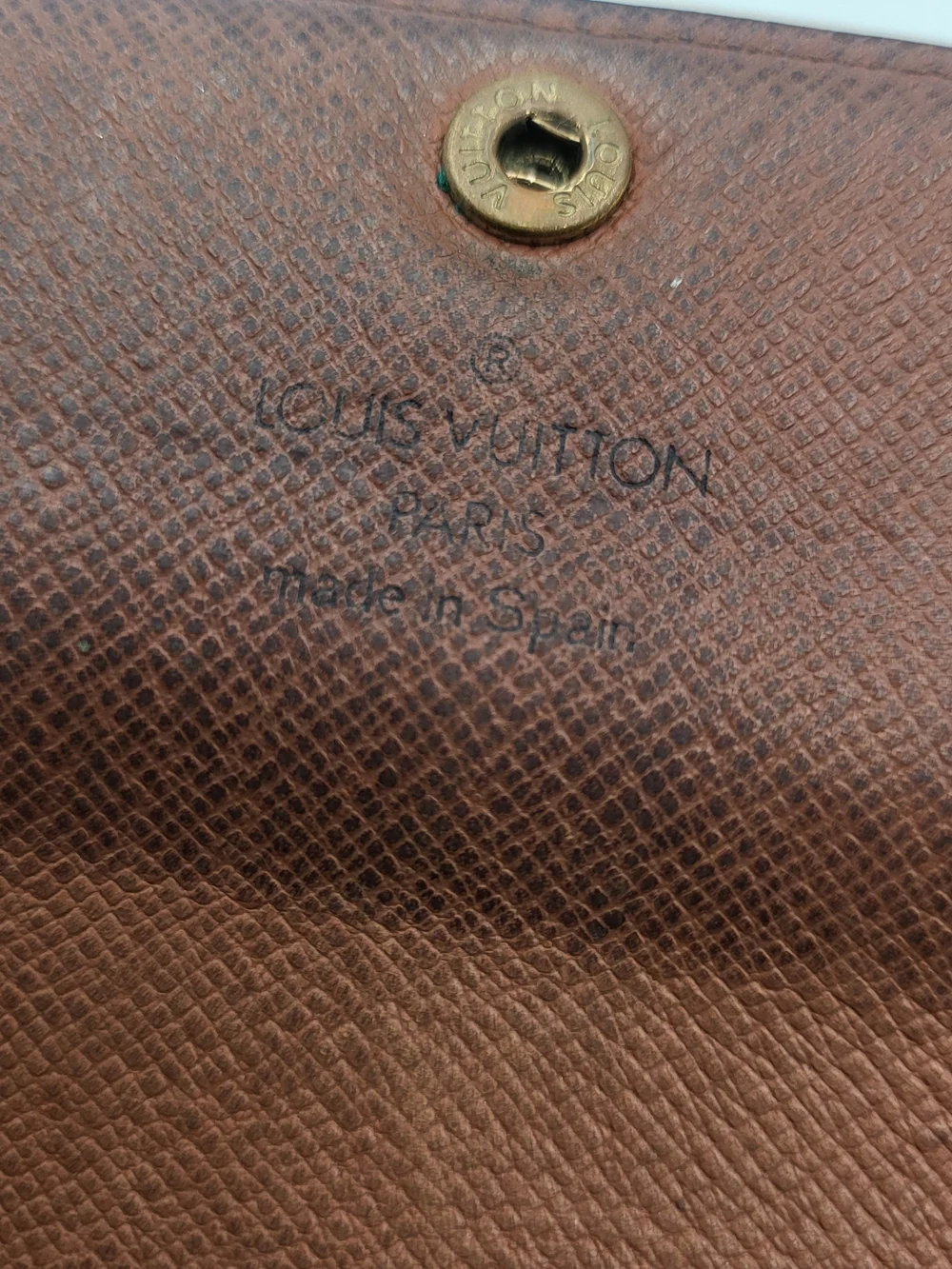 LOUIS VUITTON Monogram Sarah Wallet. Auth!! France 1996.
